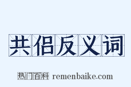 共侣反义词是什么意思的图片
